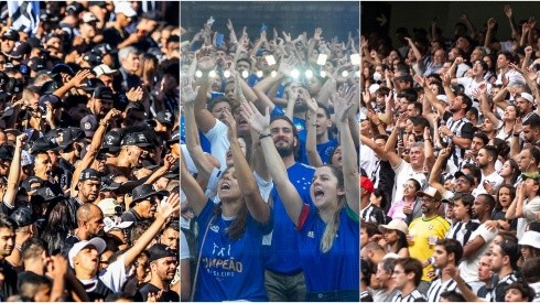 Foto: Alessandra Torres/ Fernando Moreno/AGIF - Atlético-MG e Cruzeiro são as equipes que mais devem no futebol brasileiro