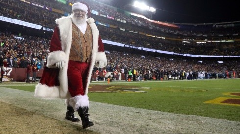 Santa Claus en estadio de Washington Commanders
