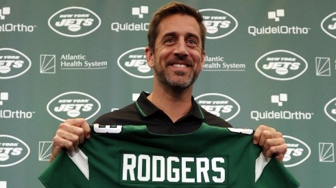 Aaron Rodgers quarterback of the New York Jets
