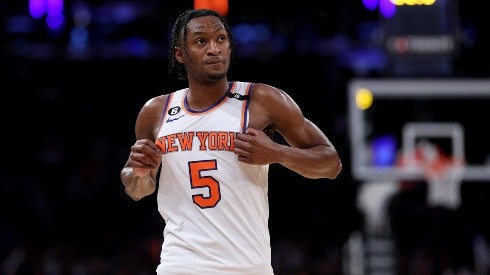 Immanuel Quickley es uno de los bases de New York Knicks.