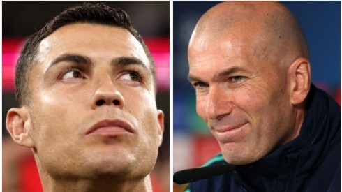 Fotos: Cristiano Ronaldo (à esquerda) e Zinedine Zidane (à direita) - Por: Francois Nel/Getty Images e Angel Martinez/Getty Images