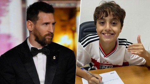 Lionel Messi y Lionel Messi Da Silva.