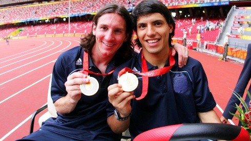 Messi y Agüero, campeones olímpicos