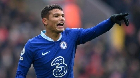 Foto: Laurence Griffiths/Getty Images -  Thiago Silva chegou em 2020 ao Chelsea.
