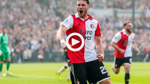 Santiago Giménez puso el 2-0 de Feyenoord ante Go Ahead Eagles.