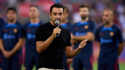 Xavi Hernández y su segundo título como DT del Barcelona.