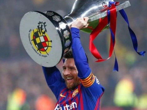 ¿Cuántas ligas ganó Lionel Messi en FC Barcelona?