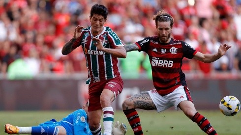 Fluminense y Flamengo se enfrentan por la Copa de Brasil.