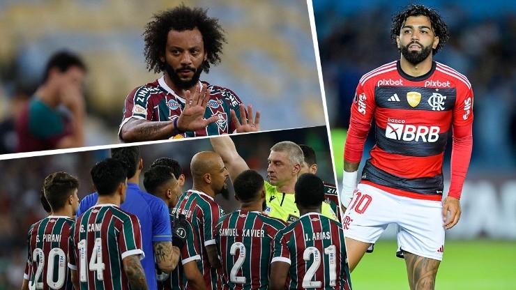 Momentos del Fluminense vs Flamengo.