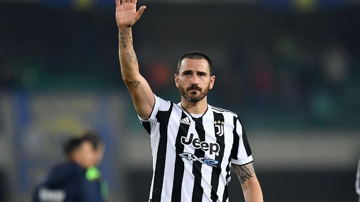 Leonardo Bonucci en juego con Juventus.