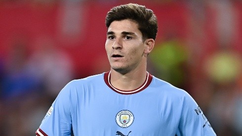 Julián Álvarez, en busca de más minutos en Manchester City.
