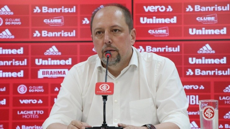 Foto: Ricardo Duarte/Internacional/Divulgação - Barcellos: presidente confrontou repórter em coletiva