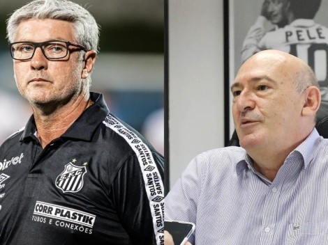 Odair Hellmann e Rueda são "barrados" por Falcão no Santos