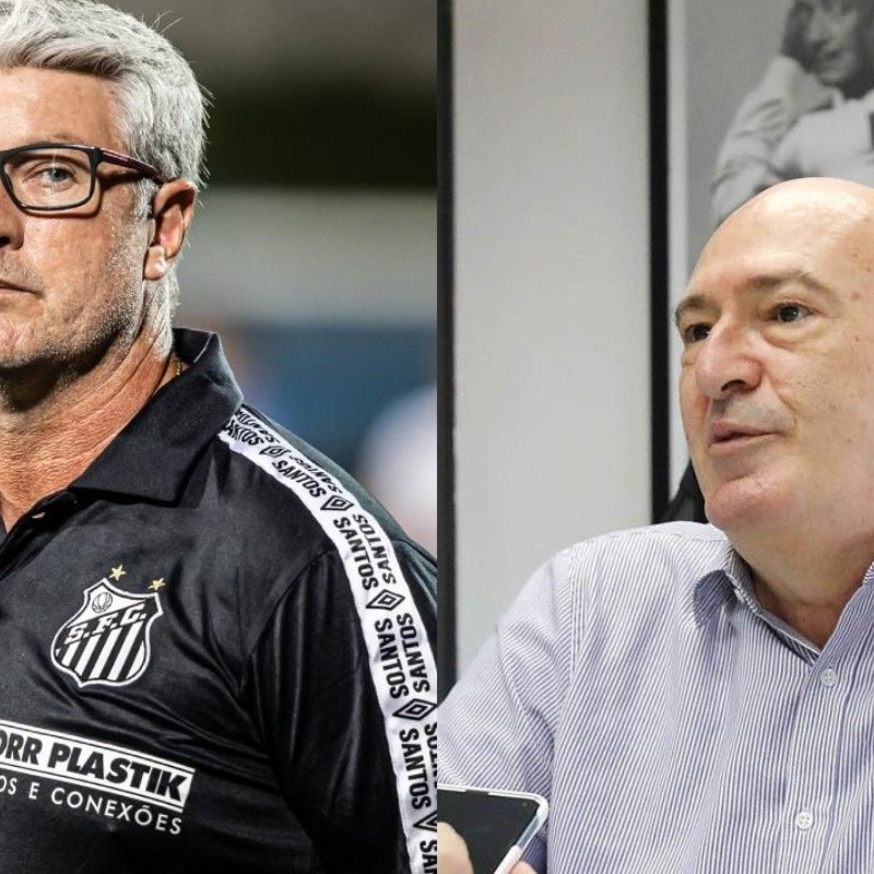 Odair Hellmann e Rueda são "barrados" por Falcão no Santos