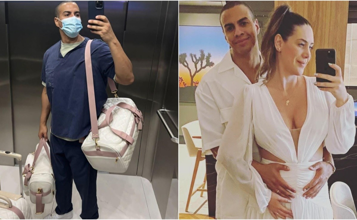 El presentador Thiago Oliveira anunció el nacimiento de su primera hija y transmitió a los internautas: «Qué amor»