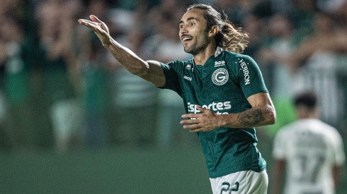 Heber Gomes/AGIF - Jogador vive fase goleadora com a camisa esmeraldina