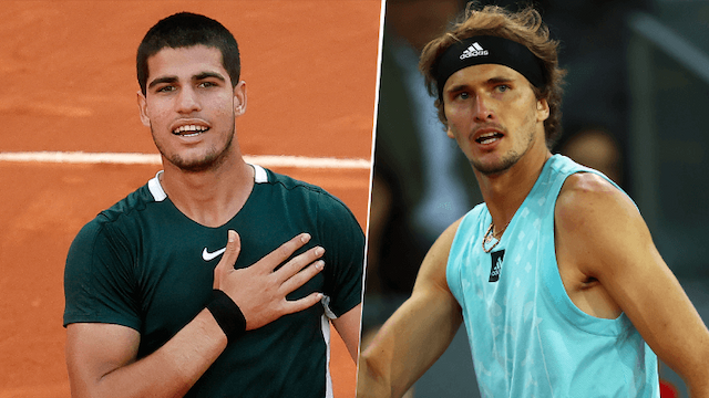 Carlos Alcaraz vs Alexander Zverev EN VIVO por la Final del Masters