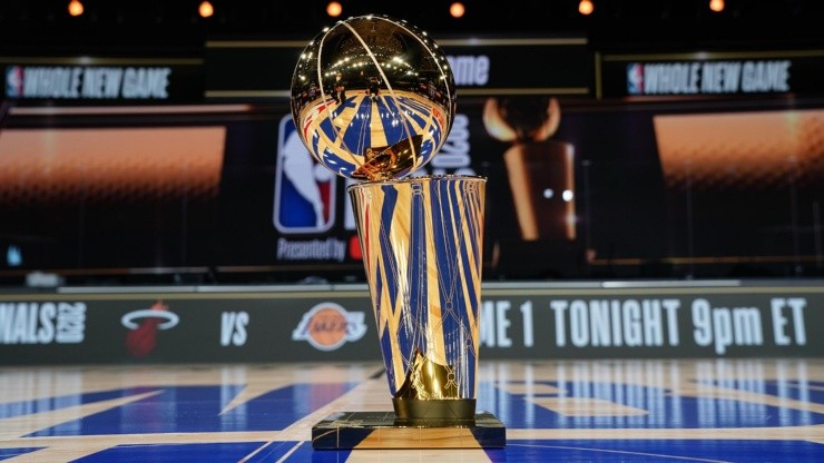 El trofeo Larry O'Brien de la NBA