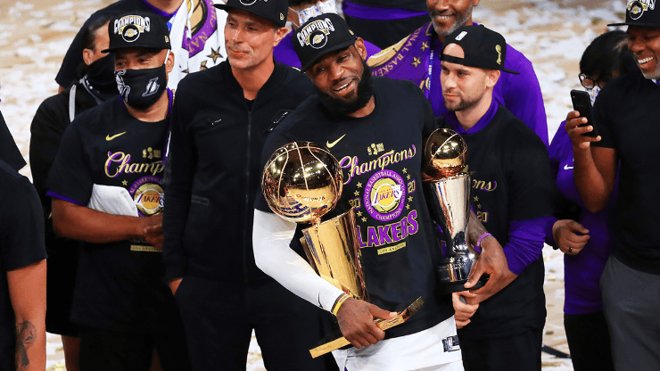 LeBron James y su título con los Lakers