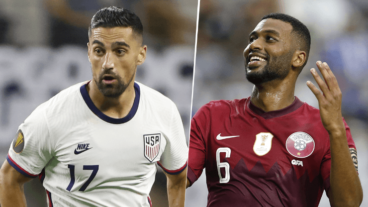 La Selección de Estados Unidos y la de Qatar ya juegan por las semifinales de la Copa Oro 2021 (Fuente: Getty Images)