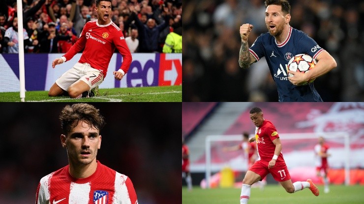 Algunas figuras de la tercera jornada de la Champions League.