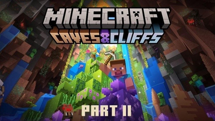 Minecraft le pone fecha al lanzamiento de Caves & Cliffs Part II
