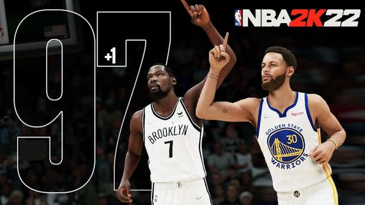 NBA 2K22: Curry y Durant llegan a 97 de Rating en la nueva actualización