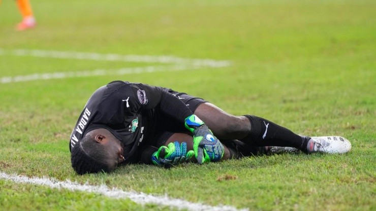 Badra Ali Sangaré y un costoso error en la Copa África.
