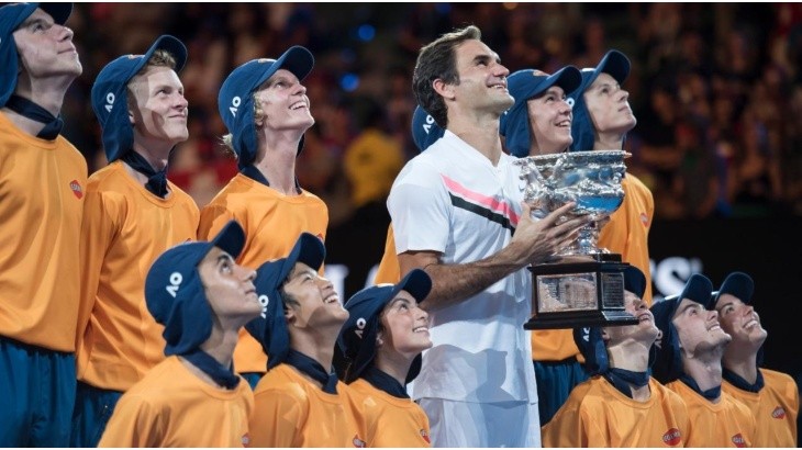 Federer y su título de Grand Slam número 20.