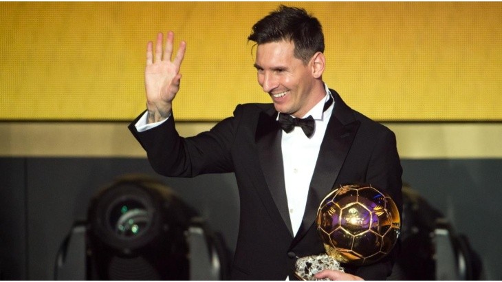 El quinto Balón de Oro de Messi llegó en 2015.