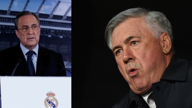 Florentino Pérez y Carlo Ancelotti.