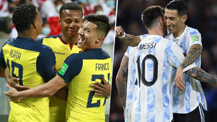Ecuador vs Argentina (Fotos: Getty Images)