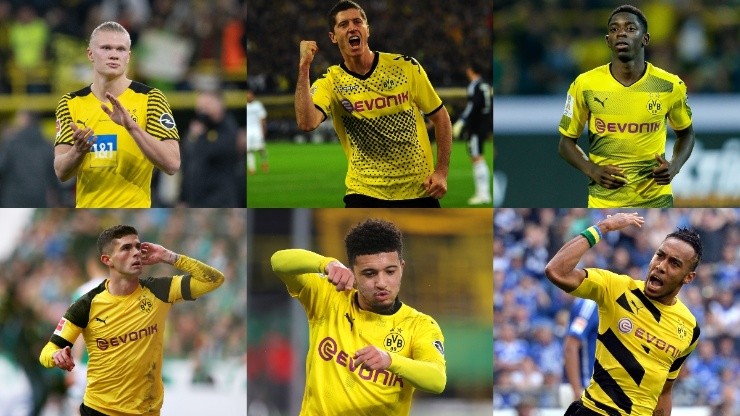 Erling Haaland y otras figuras vendidas por Borussia Dortmund en la última década.
