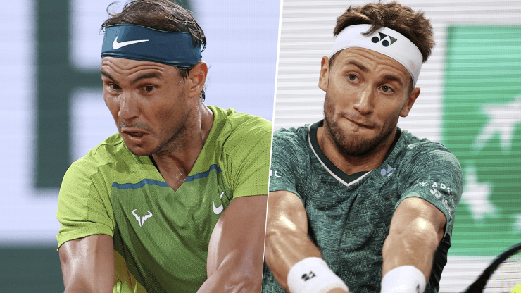 Rafael Nadal vs. Casper Ruud por la FINAL de Roland Garros.