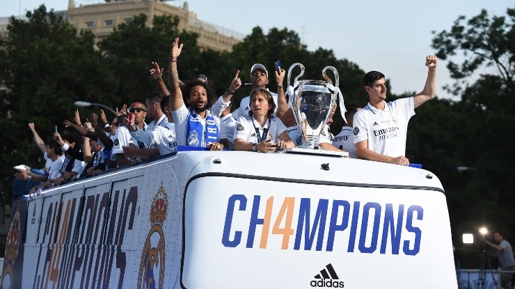 Real Madrid, the champion of the Champions League.