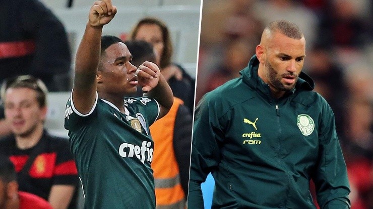 Endrick y Weverton en Palmeiras.