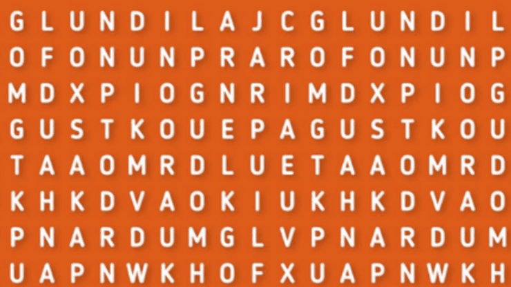 Acertijo Visual: descubre la palabra MADAGASCAR en la sopa de letras