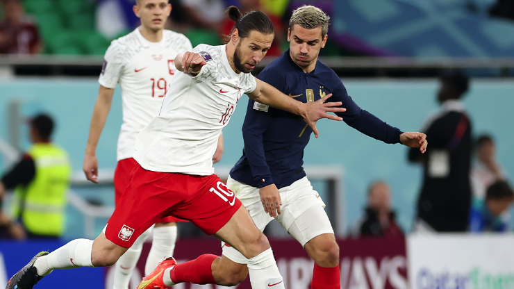 Francia y Polonia se enfrentaron en los octavos de final de la Copa del Mundo 2022