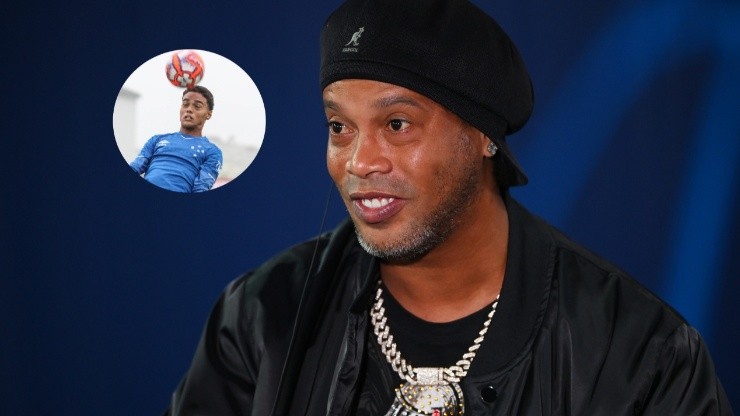 Ronaldinho confirmó que su hijo jugará en Barcelona.