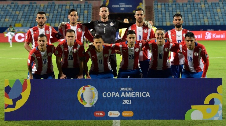 Los once elegidos por Berizzo para el debut de Paraguay en la Copa América. Foto: Getty.