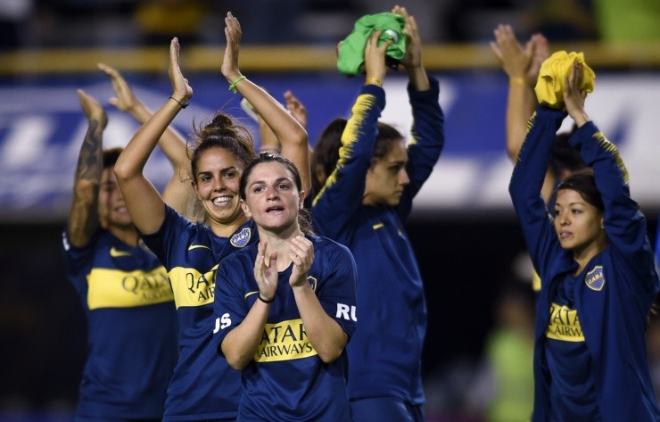 En 2019 las jugadoras de Boca fueron ovacionadas en La Bombonera. (Getty Images)