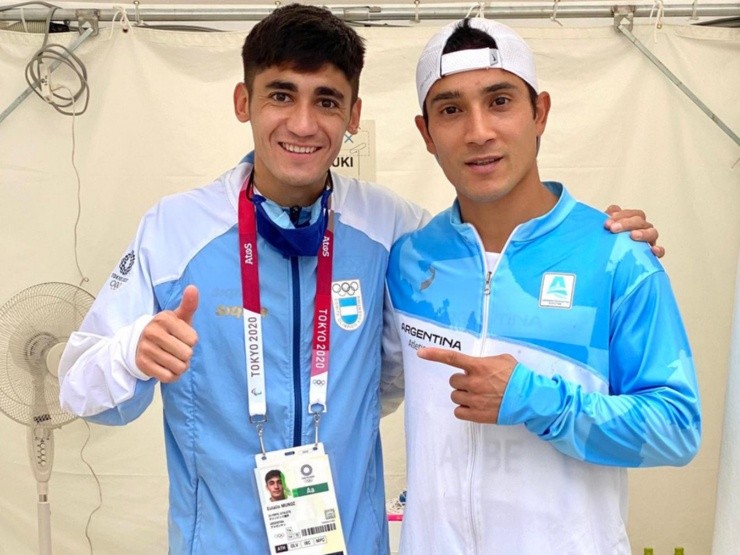 Muñoz y Arbe, los mejores maratonistas argentinos de la actualidad.