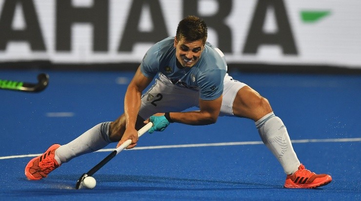 Peillat, con la camiseta argentina en 2018 (Getty)