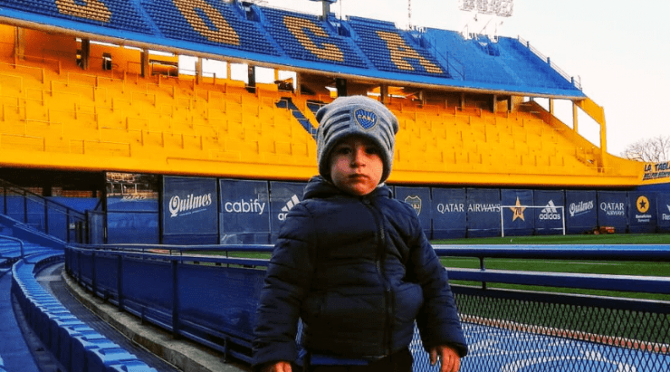 Baltazar, el hincha de Boca que se hizo viral.