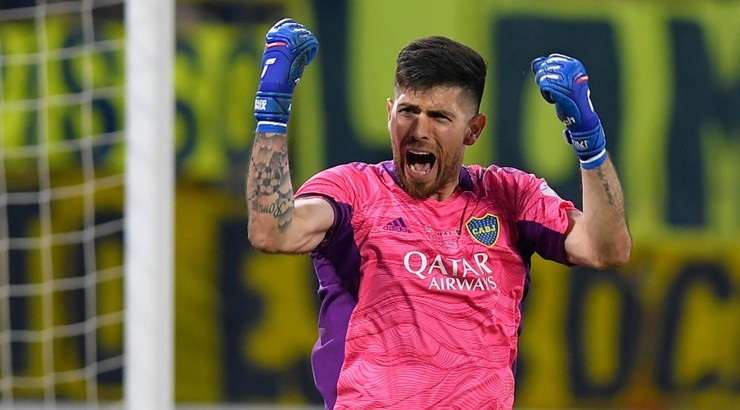 Agustín Rossi, arquero de Boca denunciado por violencia en 2017.