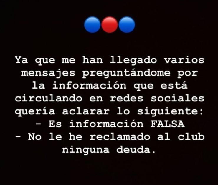 El descargo de Centu.