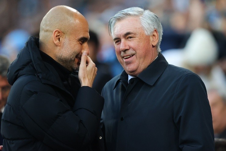 Guardiola y Ancelotti, los técnicos que sueñan con la Champions.