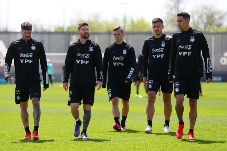 El grupo unido de la Selección.