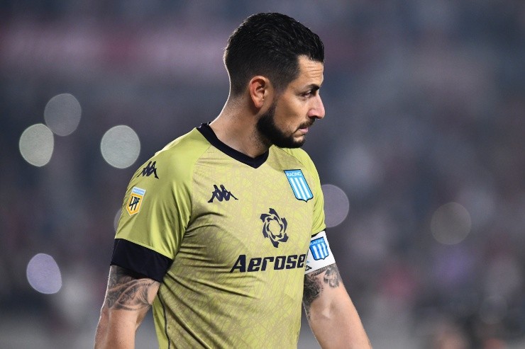 Gabriel Arias, el arquero y referente de Racing.
