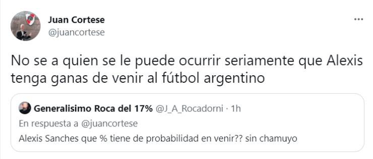 Cortese fue contundente.